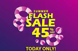 45% off Pro Summer Flash Sale!
